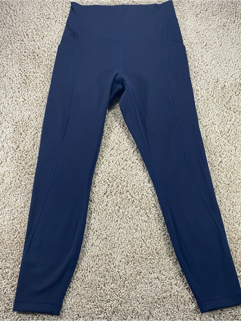Lululemon Wunder Under SmoothCover High-Rise Tight 25" inch True Navy 8 Medium - Picture 5 of 12